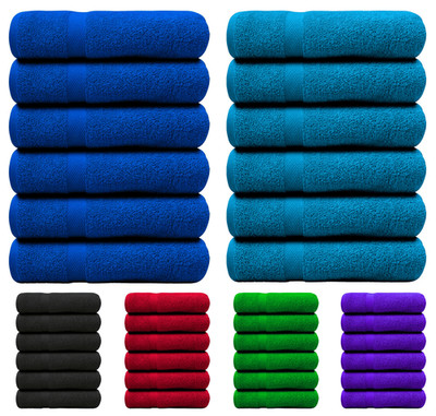 12X LARGE JAMBO BATH SHEET TOWELS 80 X 160CM 100% EGYPTIAN COTTON XXL TOWEL SET