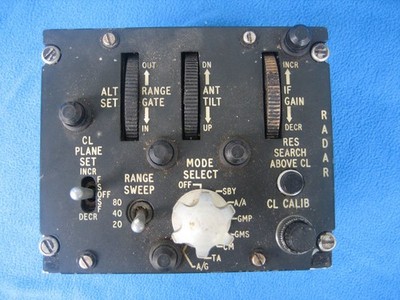 vintage aircraft control radar set by Westinghouse Canadair 1963