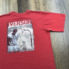 Vintage Reebok X Allen Iverson Shirt Mens L Red NBA Post Malone White Iverson