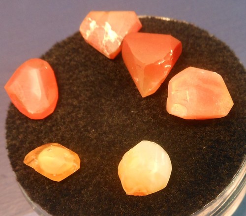 Mexican Fire Opal 6pcs 12.15ct Facet Rough Combined Shipping N Save