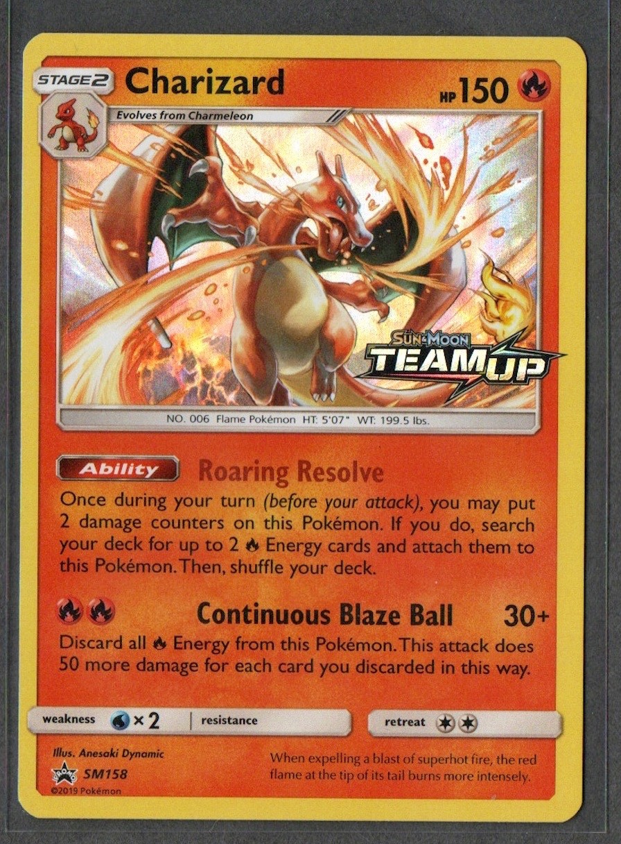 Charizard - SM158 Holo Promo Sun & Moon Promo Pokemon Lightly Played