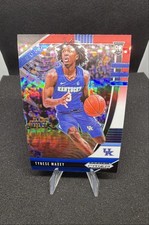 2020-21 Prizm Draft Picks - Tyrese Maxey #54 Red White Blue Prizm (RC) Kentucky