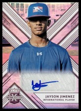 2018 Panini Elite Extra Edition Autographs Jayson Jimenez Auto International
