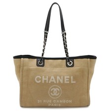 Chanel Deauville Tote Women Multicolor One Size