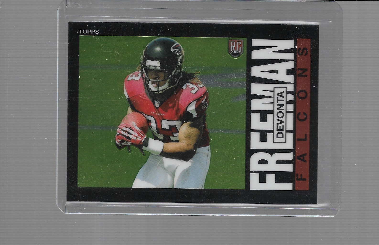 2014 TOPPS CHROME FOOTBALL 1985 TOPPS DEVONTA FREEMAN ROOKIE #35
