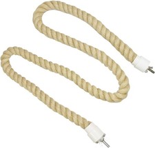 42 Inch Natural Rope Regular - Flexible Bendable Climbing Rope Perch Cage