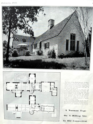 Jay Hyde Barnum Home 1931 Silvermine CT Forster & Gilmore Architects