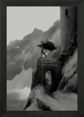 Aim High Framed Wall Art Poster Canvas Print Picture