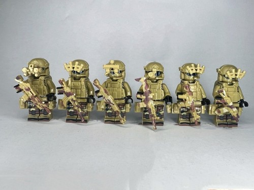 LEGO Custom 6x Commando / SAS Army Desert Soldiers - BRAND NEW Spec Ops ...