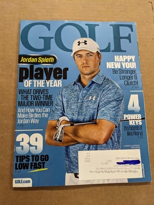 Golf Magazine January 2016 Jordan Spieth Player Of The Year Nike M448