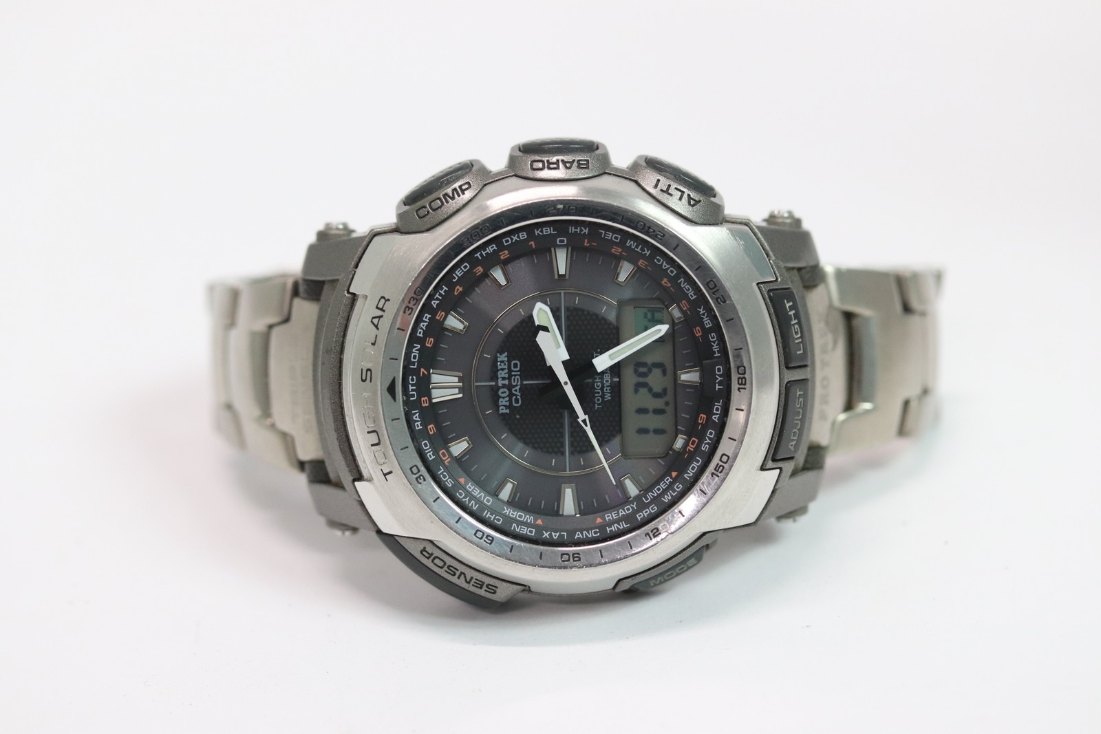 Casio ProTrek PRW-5100T Solar Analog-Digital Watch 47mm From Japan 054 6354214