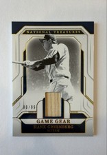 2025 Panini National Treasures - Game Gear Swatches Hank Greenberg 80/99 