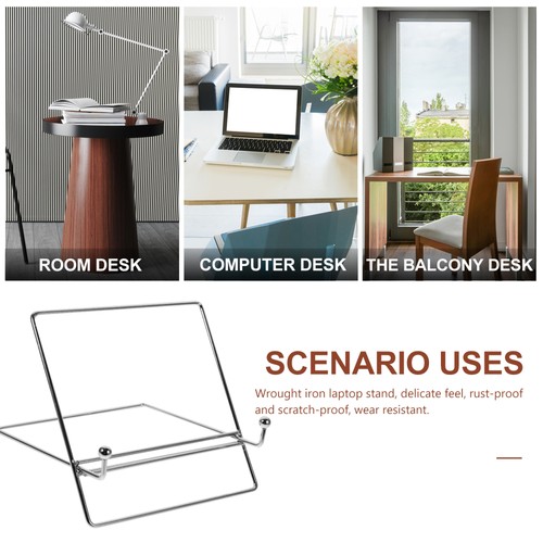 Laptop Stand Multifunctional Iron Stand Laptop Stand Reading Stand for Desk - 第 3/11 張圖片