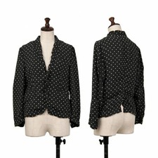  Used tricot COMME des GARCONS tricot Special dot print chiffon 2B jacket black