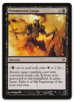 Postmortem Lunge #70 (NM) New Phyrexia NPH Magic MTG