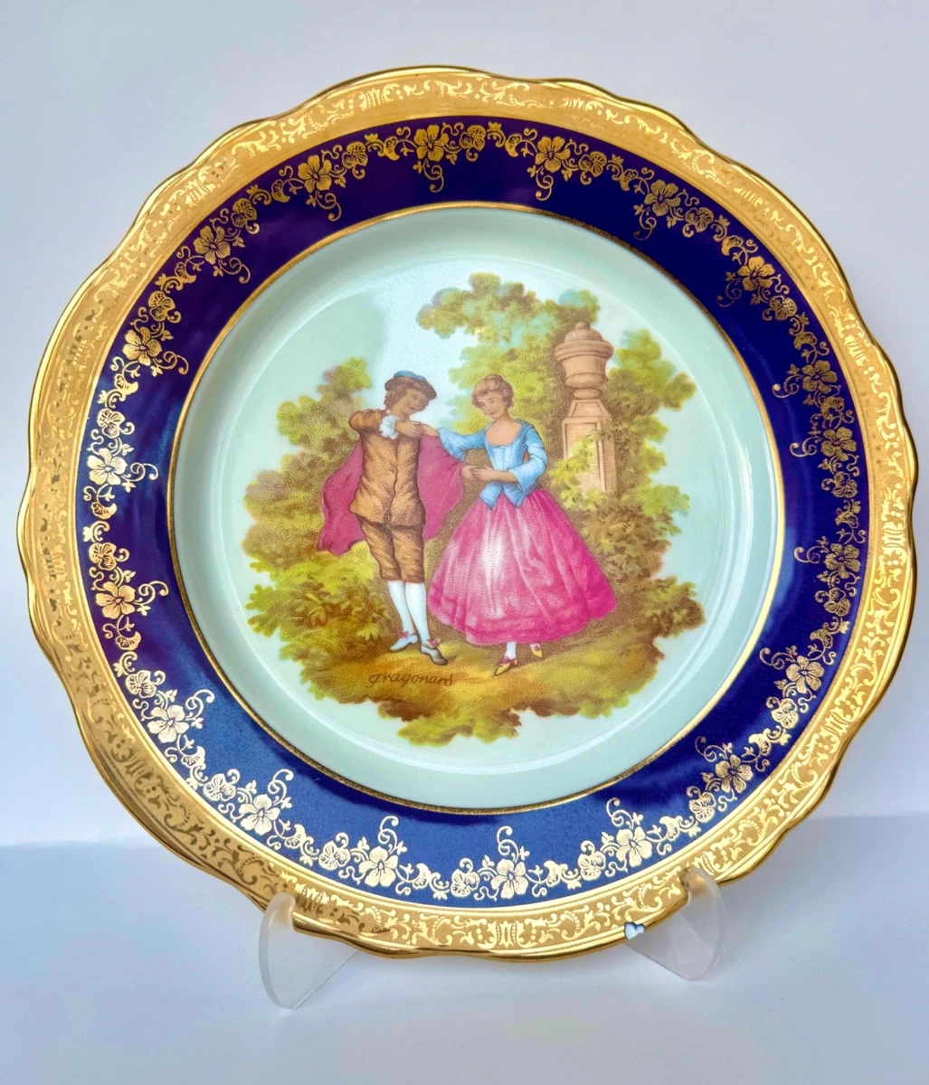 利摩日瓷器装饰盘| eBay