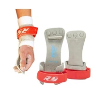 Reisport Men's High Bar Gymnastics Grips - Durable Leather Hand Grips for Gym...