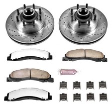 Powerstop Disc Brake Kit - Front - Fits Ford E-150 2008-2014, Ford E-250 2008-20