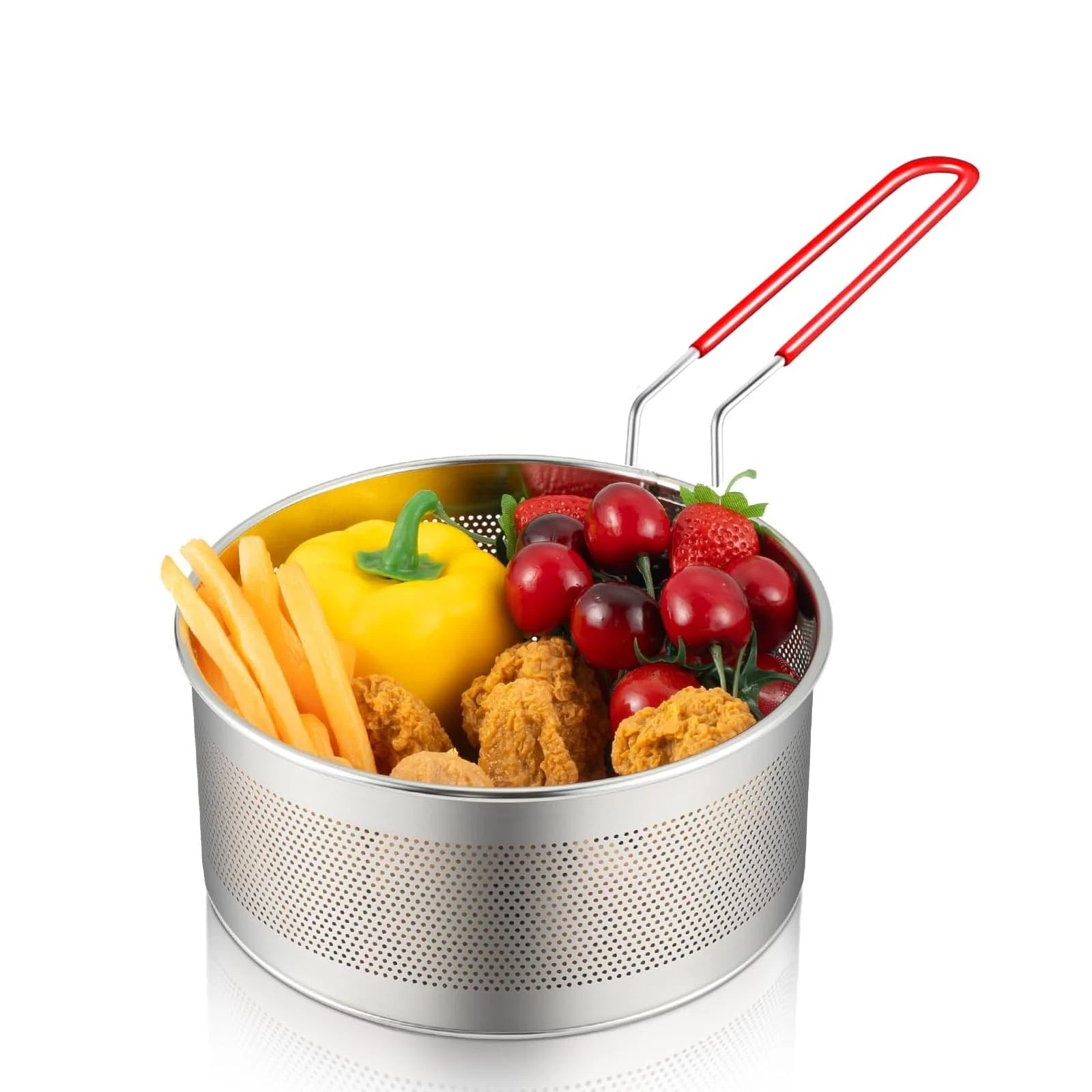 7.1 Inch 18cm Stainless Steel Fine Mesh Strainer MicroPerforated Colander