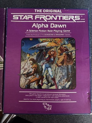 TSR Star Frontiers Alpha Dawn Box Set 1982 7007 RPG Sci-Fi