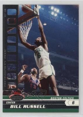 2007-08 Topps Stadium Club Photographer's Proof 12/199 Bill Russell #88 HOF s7f