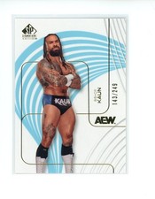 2025 Upper Deck SP Signature Edition AEW Wrestling Bishop Kaun #10 Base 143/249