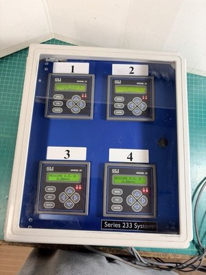 GLI International Model 33 DISOLVED OXYGEN Analyzer Panel Box 4 WORKING Units