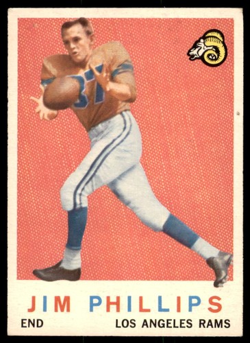 Jim Phillips #142 1959 Topps card