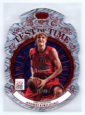 Andrei Kirilenko 2024-25 Panini Crown Royale EuroLeague #2 Test of Time Red #/49
