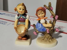 2 Hummel - Apple Tree Girl and Little Helper - W Germany - 141 3/0 - Goebel