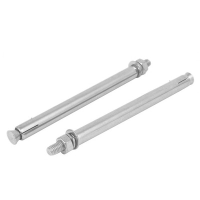 Uxcell M6 X 50mm Stainless Steel Sleeve Anchors – Hex Socket Countersunk Head, 304 Grade (3 Pack)