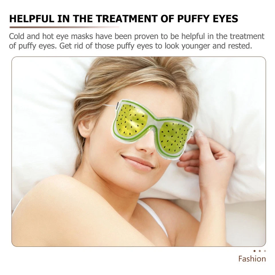  6 Pcs Eye Cooling Mask Ice Pack for Face Relaxing Reusable Cold Masks - Image 3 of 4