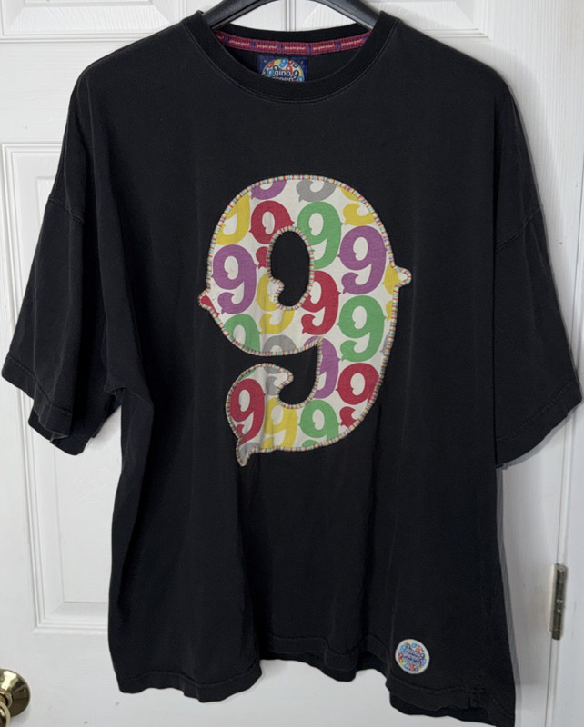 Gino Green Global Graphic Shirt Men Sz 3XL Short Sleeve Streetwear T-Shirt Rare