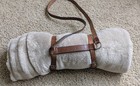 Vintage Leather Horse Blanket Carrier J. CREW Brown Adjustable Strap  — photo 2