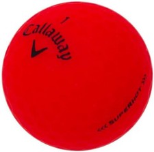 Callaway Supersoft Matte Red Used Golf Balls, Mint Condition, AAAAA Quality