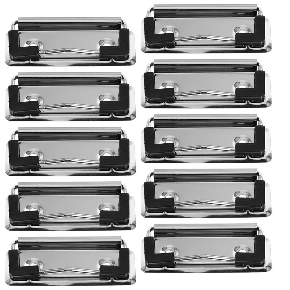 72Pcs Reusable Metal Binder Clips Silver for Office School File ...