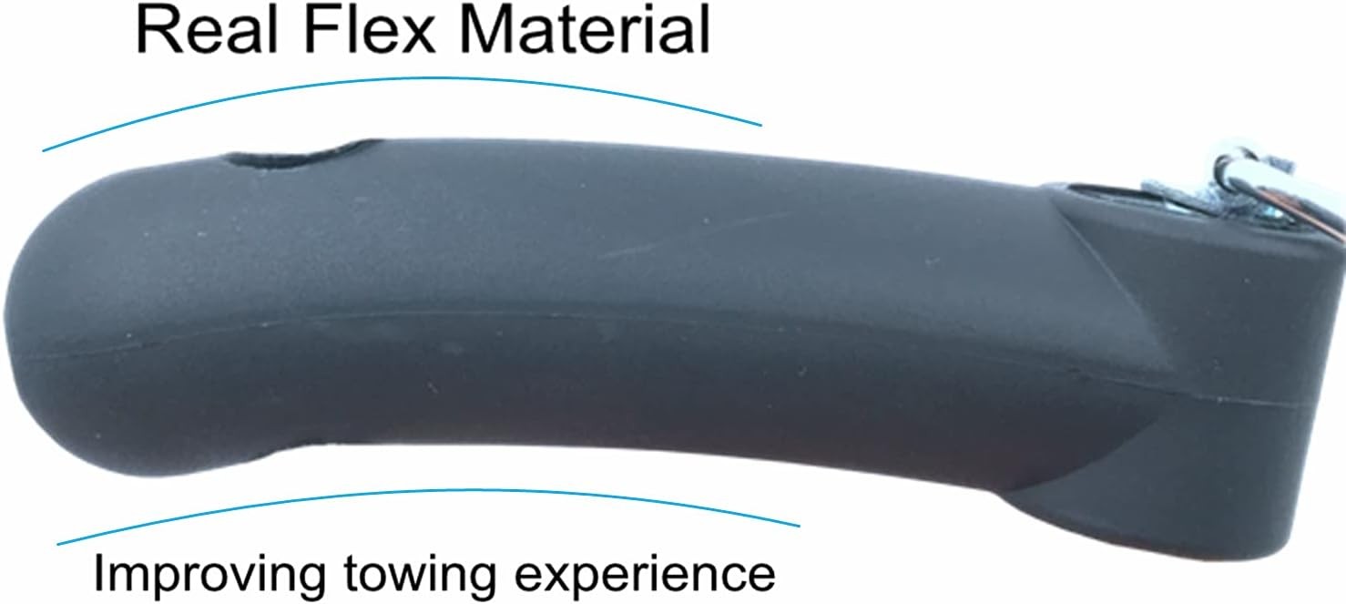 Connector Compatible with Bike Trailer Hitch System Elastic Material Round