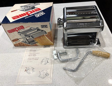 Ampia OMC Marcato Model 150 Pasta Noodle Maker Machine Made in Italy EXC