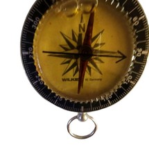 Wilkie Compass W. Germany Pocket Watch Type F...