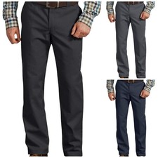 Dickies Men's Pants Straight Leg Regular Fit Flex Active Waist Pants A875D