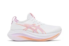 ASICS Womens Gel Nimbus 27 White Light Ube 1012B753-101 In Stock