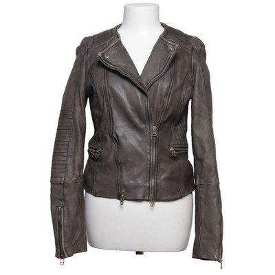 Goosecraft, Bikerjacke, Damen, Größe: M, model: biker439, Grau #FDv