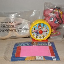 LOT of 4 Vintage 1980's McDonalds Kids Toy Hamburglar Sunglasses Fry Girl Plush