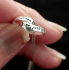 Sterling silver 925 Double Mobius "Love" Necklace — photo 2