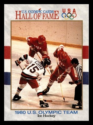 1991 Impel U.S. Olympic Hall of Fame 1980 U.S. Olympic Hockey Team #63 USA Mint