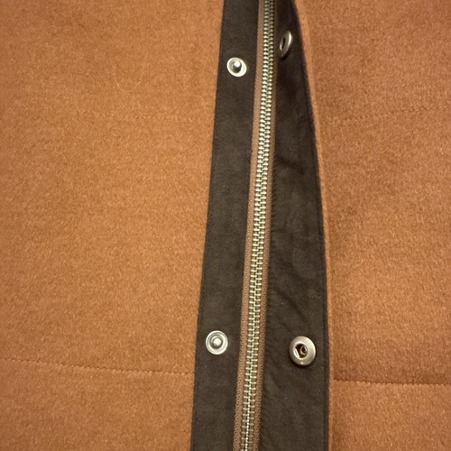PETER MILLAR M Crown Fleece Darien Vest Brown Soft Wool Cashmere - Picture 5 of 15