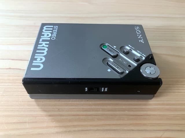 SONY WM-2 Walkman Cassette Player Silver Rare Serviced Japan