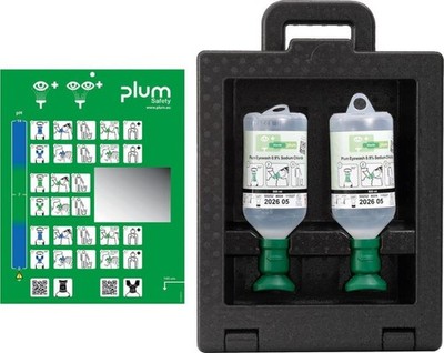 PLUM Augenspülwandbox IBOX 2 2 x 500ml