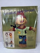 Mr. Scarecrow Stuffed Doll Vintage Creative Needlecraft Kit Bucilla 2375