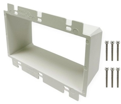iMBAPrice IMBA-BE3 (UL Listed) 3-Gang Non-Metallic Electrical Power Outlet Box E
